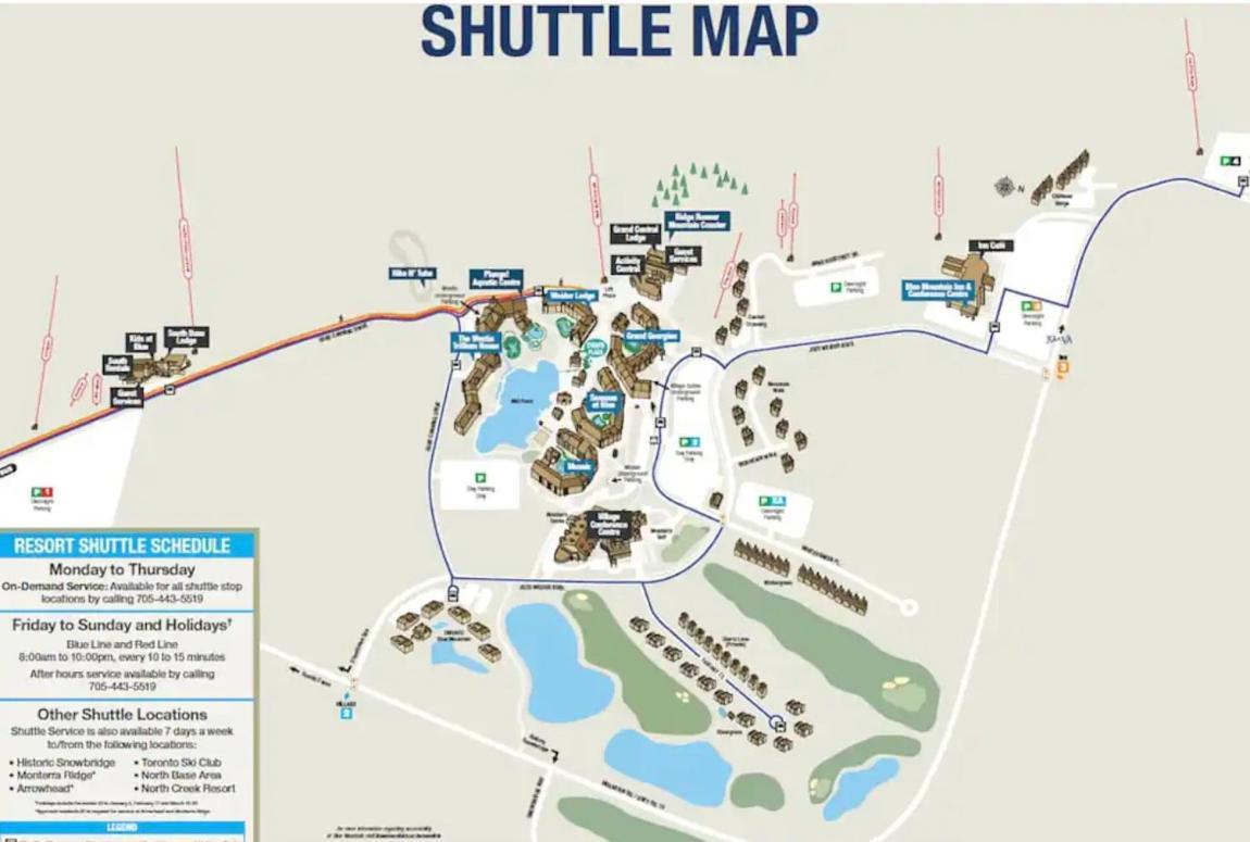 Blue Mountain Getaway At North Creek Resort King Bed بلو ماونتينز المظهر الخارجي الصورة